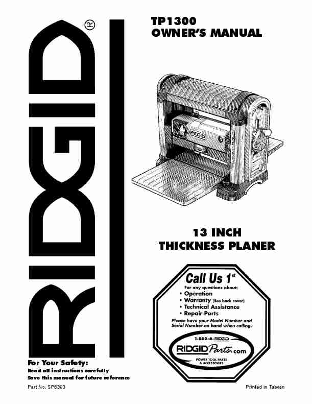 RIDGID Planer TP1300-page_pdf